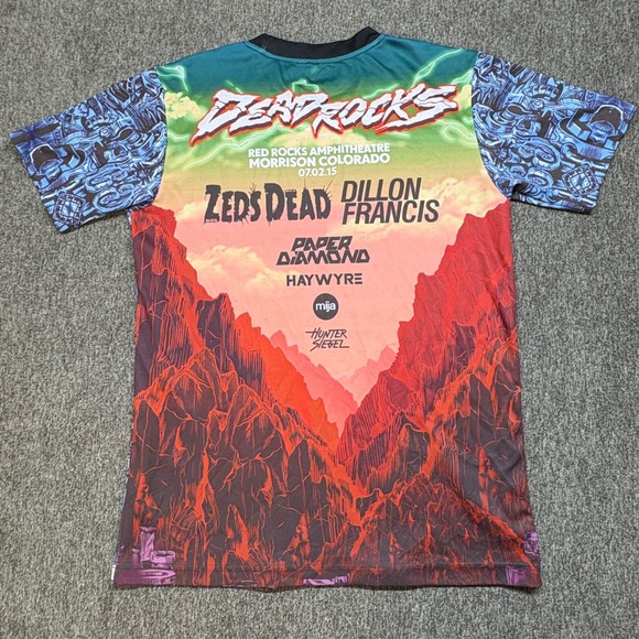 DEAD ROCKS Zeds Dead Music Festival T Shirt Mens Size M Graphic Print - Picture 2 of 9